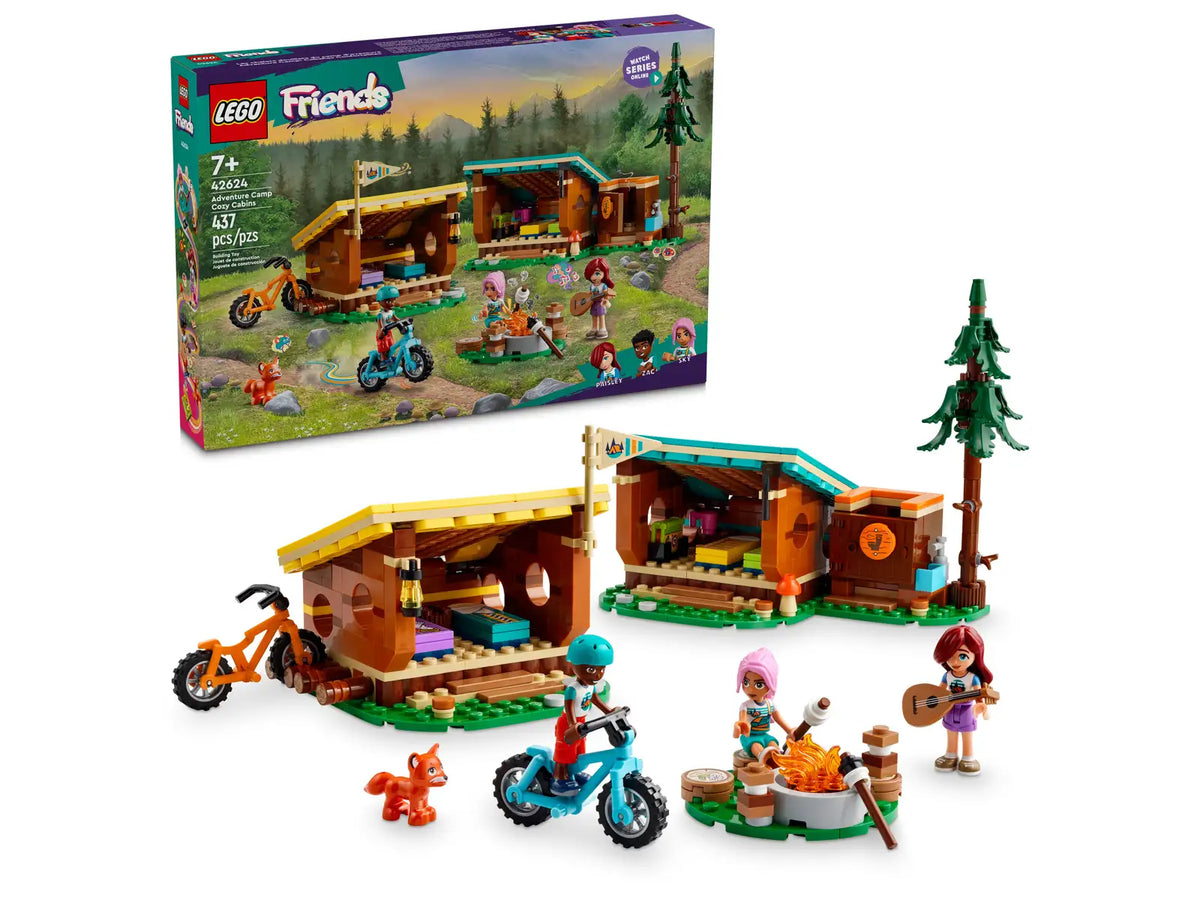 Lego Friends Adventure Camp Cosy Cabin (42624) – Strachans Inverurie