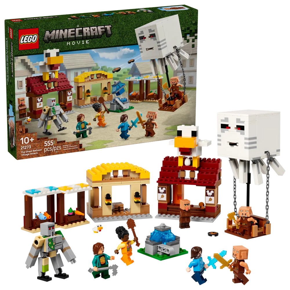 Lego Minecraft The Ghost Balloon Village Attack (21273)