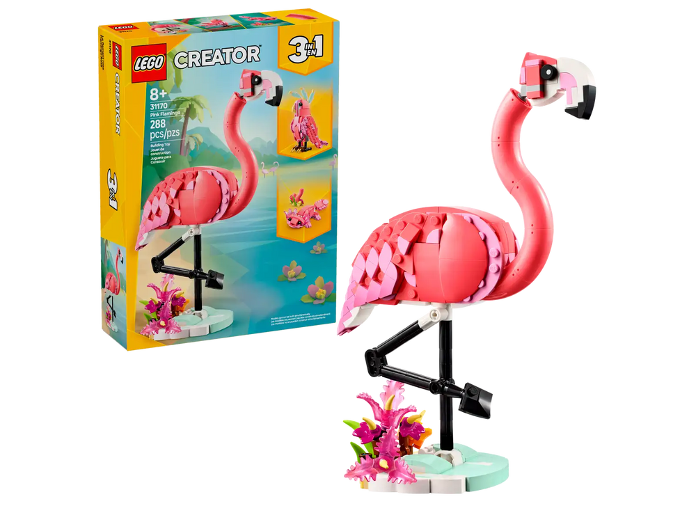 Lego Creator 3in1 Wild Animals Pink Flamingo (31170)