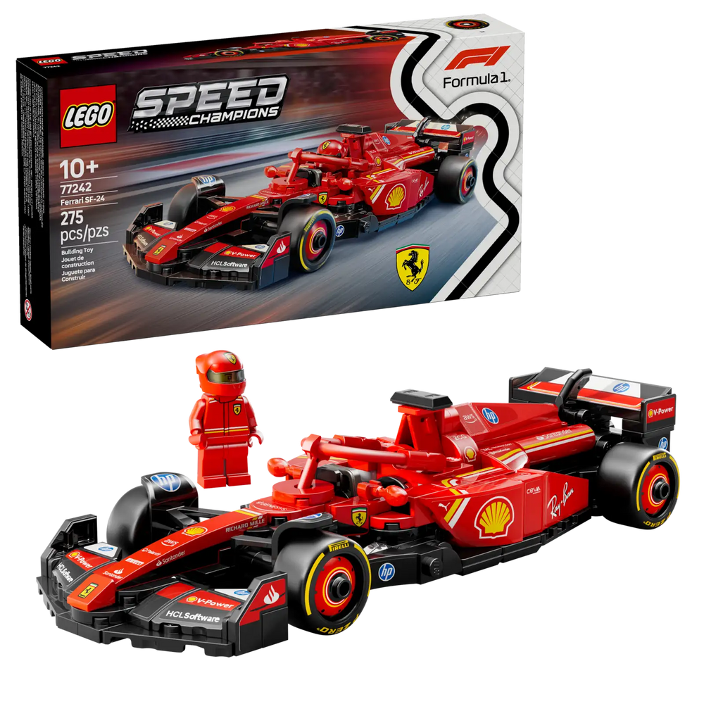 Lego Speed Champions Ferrari SF-24 F1 Race Car (77242)