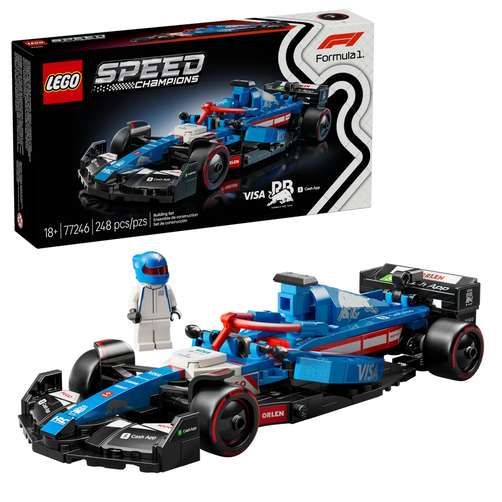 Lego Speed Champions Visa Cash App RB VCARB 01 F1 Race Car (77246)