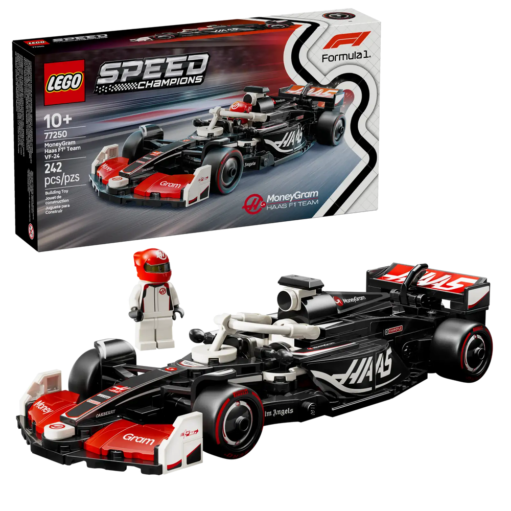 Lego Speed Champions Moneygram HAAS F1 Team VF-24 Race Car (77250)