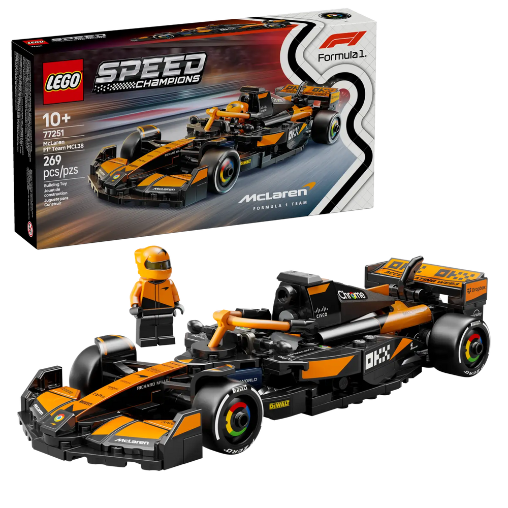 Lego Speed Champions McLaren F1 Team MCL38 Race Car (77251)